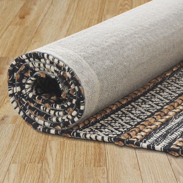 Black, White Area rug - The Earth Collection - LR Home - Image 4