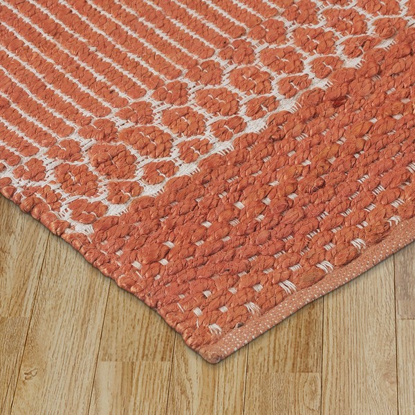 Coral, White Area Rug - The Earth Collection - LR Home - Image 2