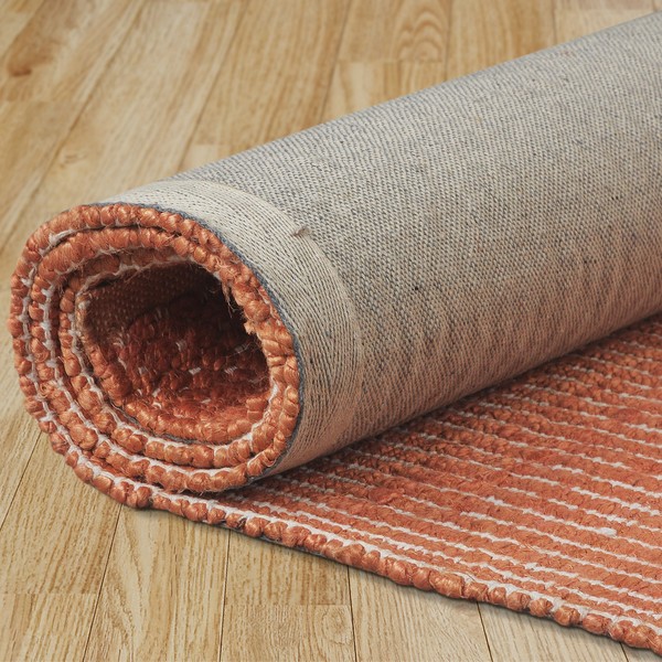 Coral, White Area Rug - The Earth Collection - LR Home - Image 4