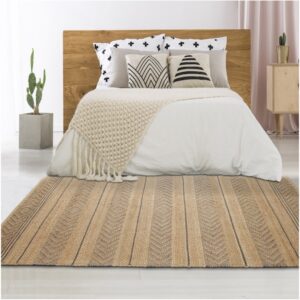 Tan, Grayish Area rug - The Earth Collection - LR Home