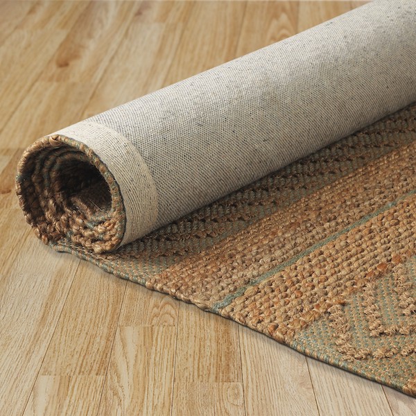 Tan, Seafoam Area rug - The Earth Collection - LR Home - Image 4