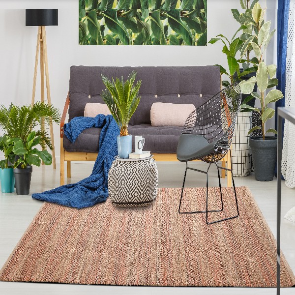 Natural, Burgundy - The Natural Fiber Collection - LR Home - Image 2